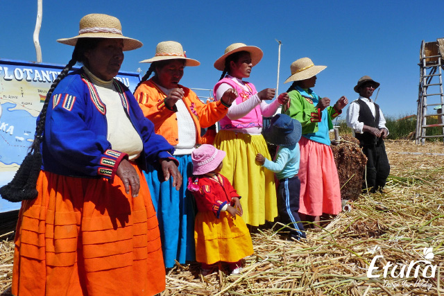 Localnici Titicaca Peru