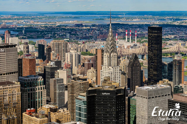 Panorama New York de pe Empire State Building